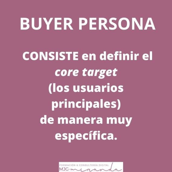 qué es el buyer persona
